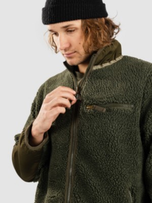 High pile fleece jacket men's sale